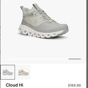 On running Cloud Hi shoe